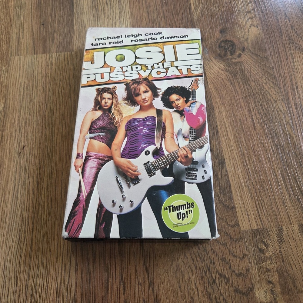 Josie And The Pussycats (VHS,2001) Tara Reid Rosario Dawson Rachael Leigh Cook